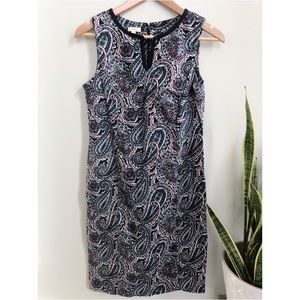 Talbots Dress Paisley Print Sleeveless